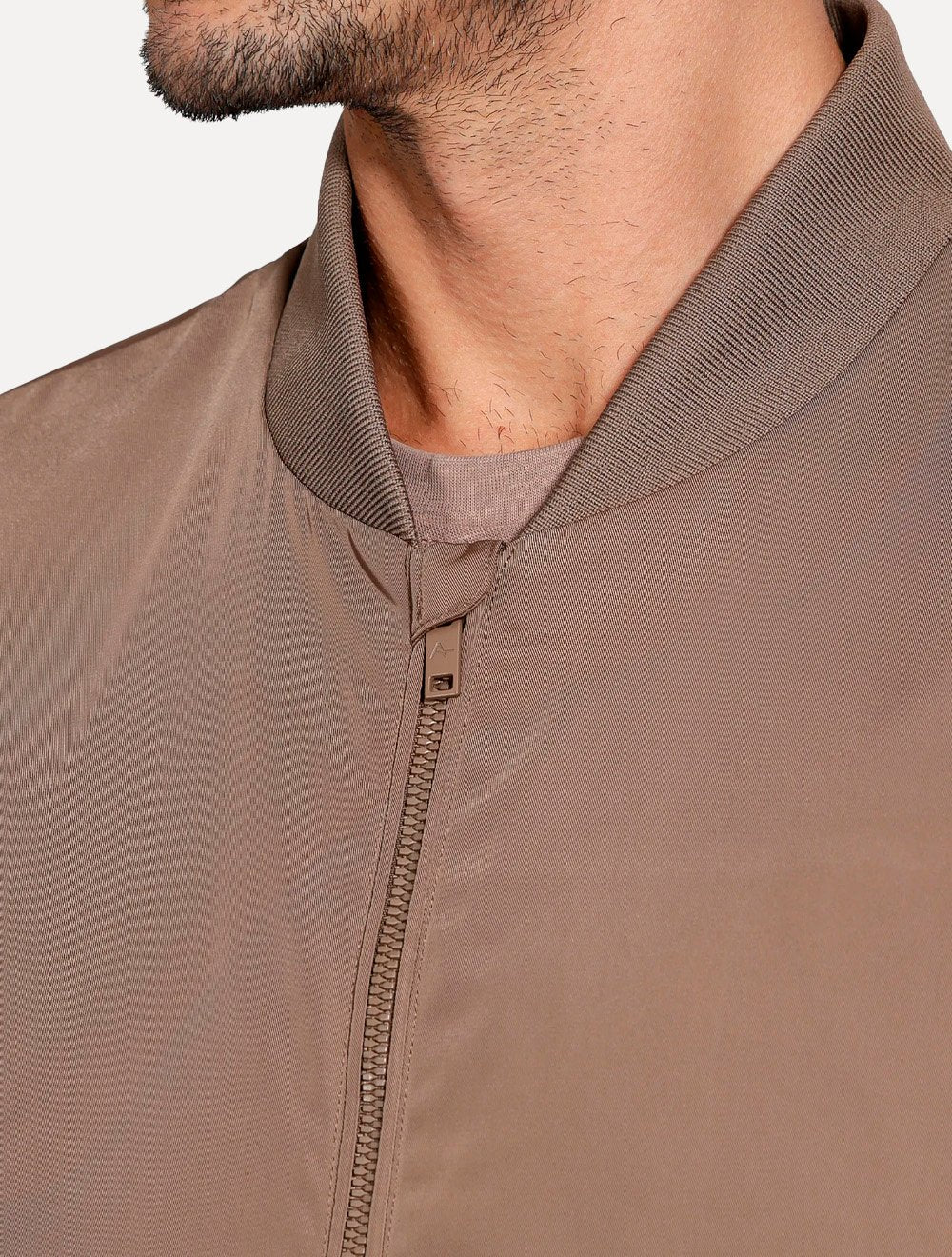 Jaqueta Aramis Masculina Nylon Bomber Liquid Repeller Marrom