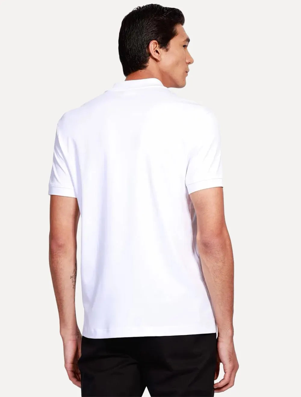 Polo Aramis Masculina Interlock Malha Pima Cotton Branca