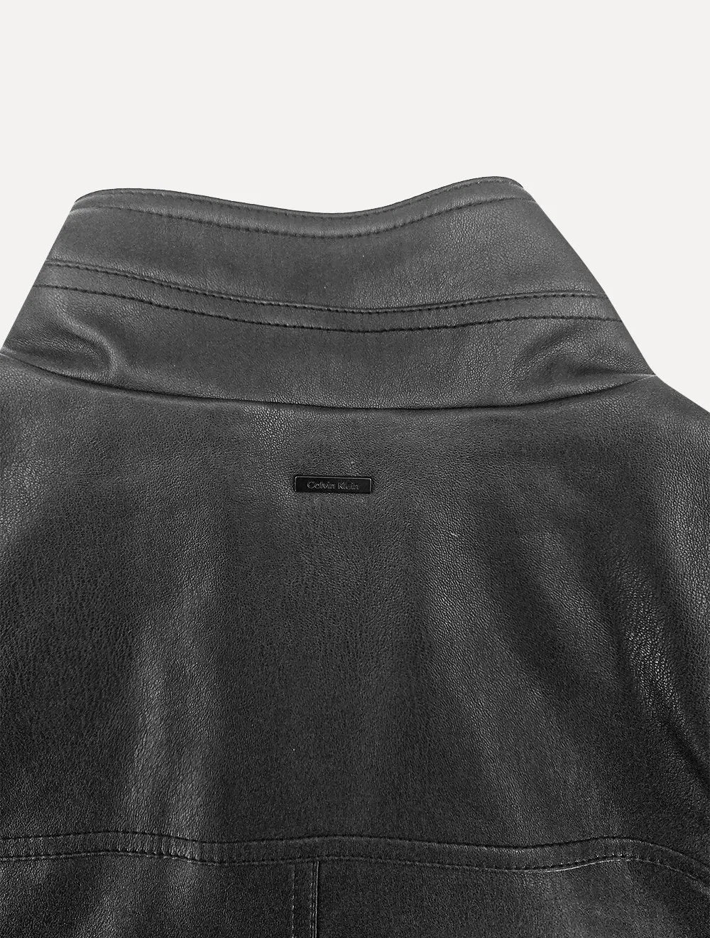 Jaqueta Calvin Klein PU Pocket Preta