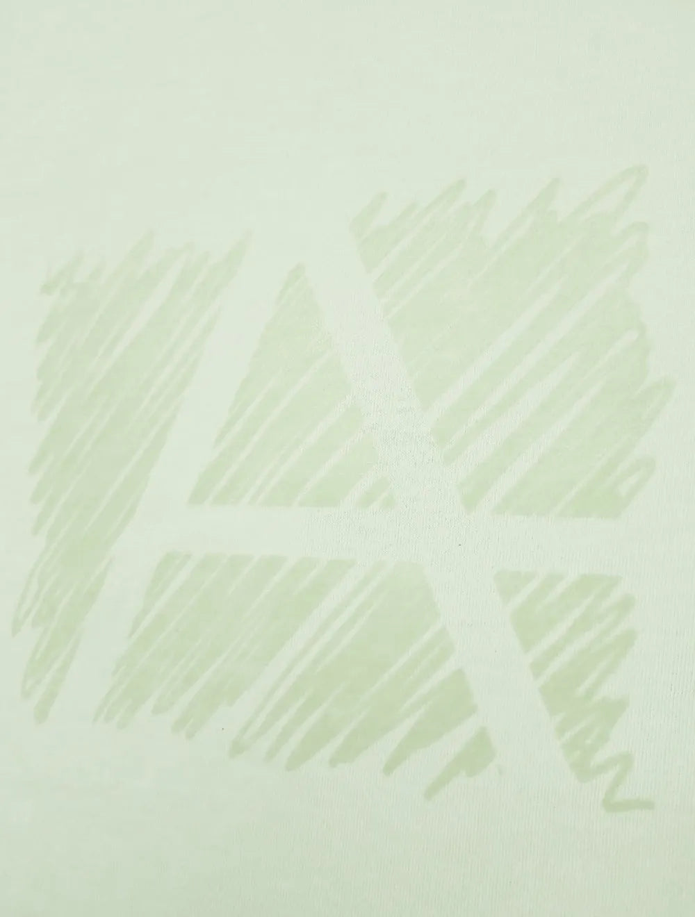 Camiseta Aramis Masculina Estampa Logo Rabisco Verde Claro