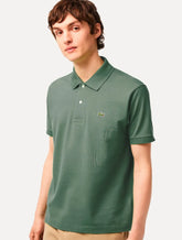 Polo Lacoste Masculina L.12.12 Forest Dark Verde