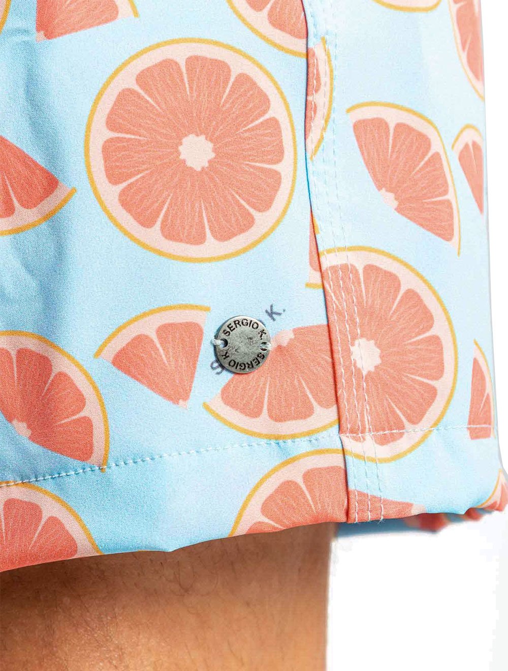 Short Sergio K Masculino D'Água Grapefruit Azul Claro