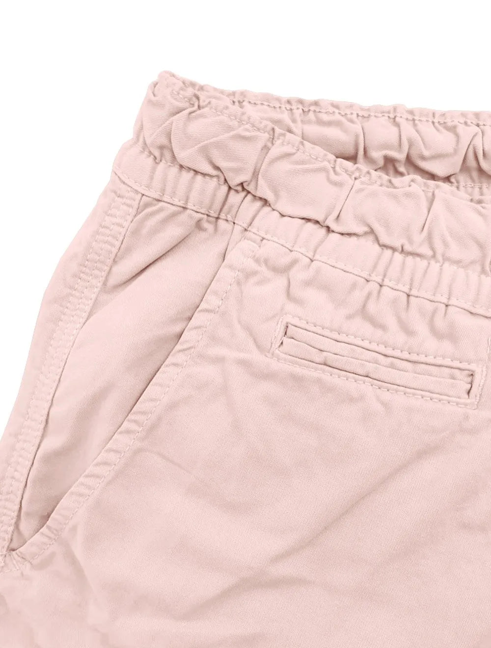 Short Nautica Masculino Sarja Cadarço Rosa Claro