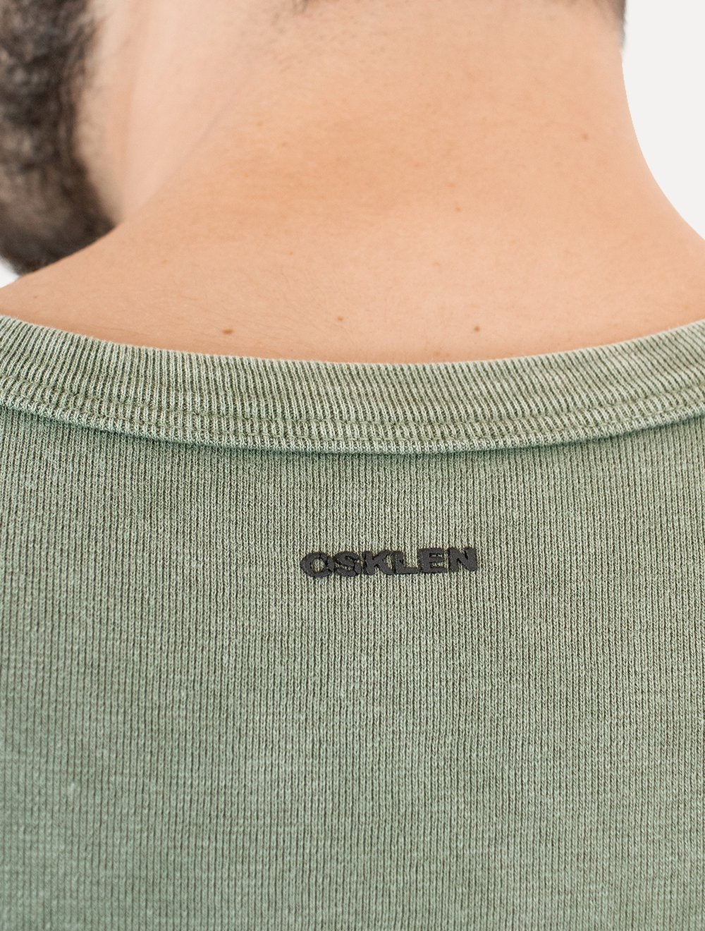 Regata Osklen Masculina Regular Double Used Ribbed Verde