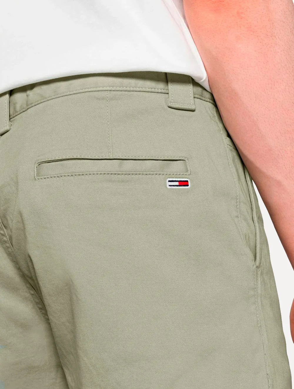Bermuda Tommy Jeans Masculina Scanton Chino Cinza Sage