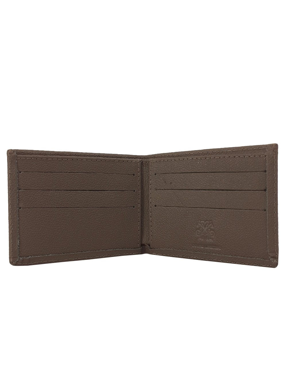 Carteira John John Masculina Couro Basic Down Logo Marrom