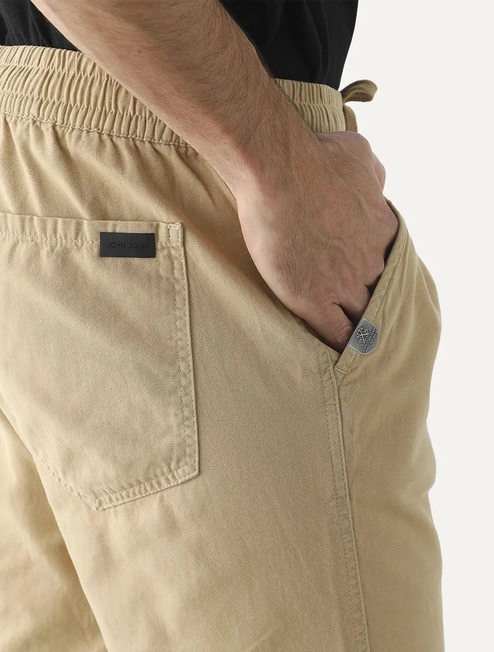 Calça John John Masculina Slim Cannon Cáqui