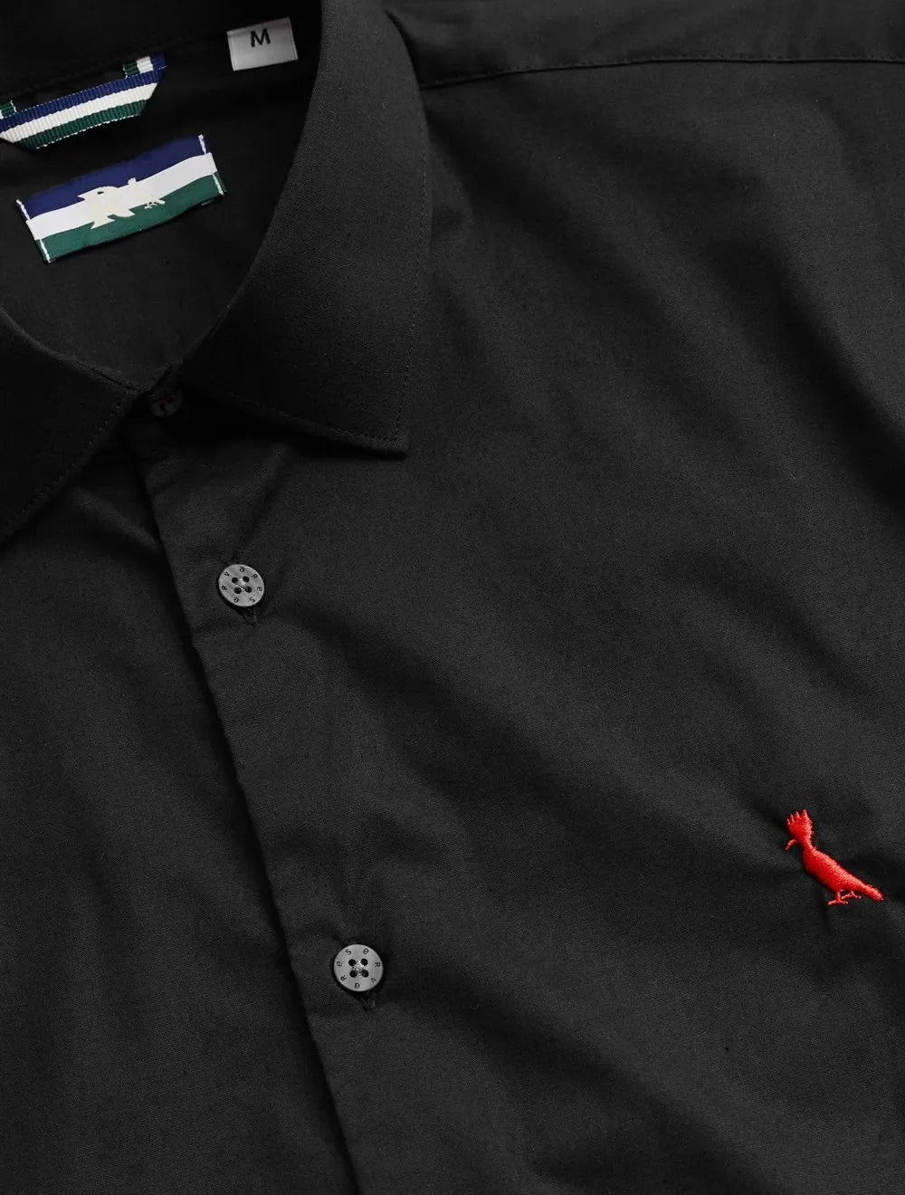 Camisa Reserva Masculina Casual Stretch Enxuto Preta