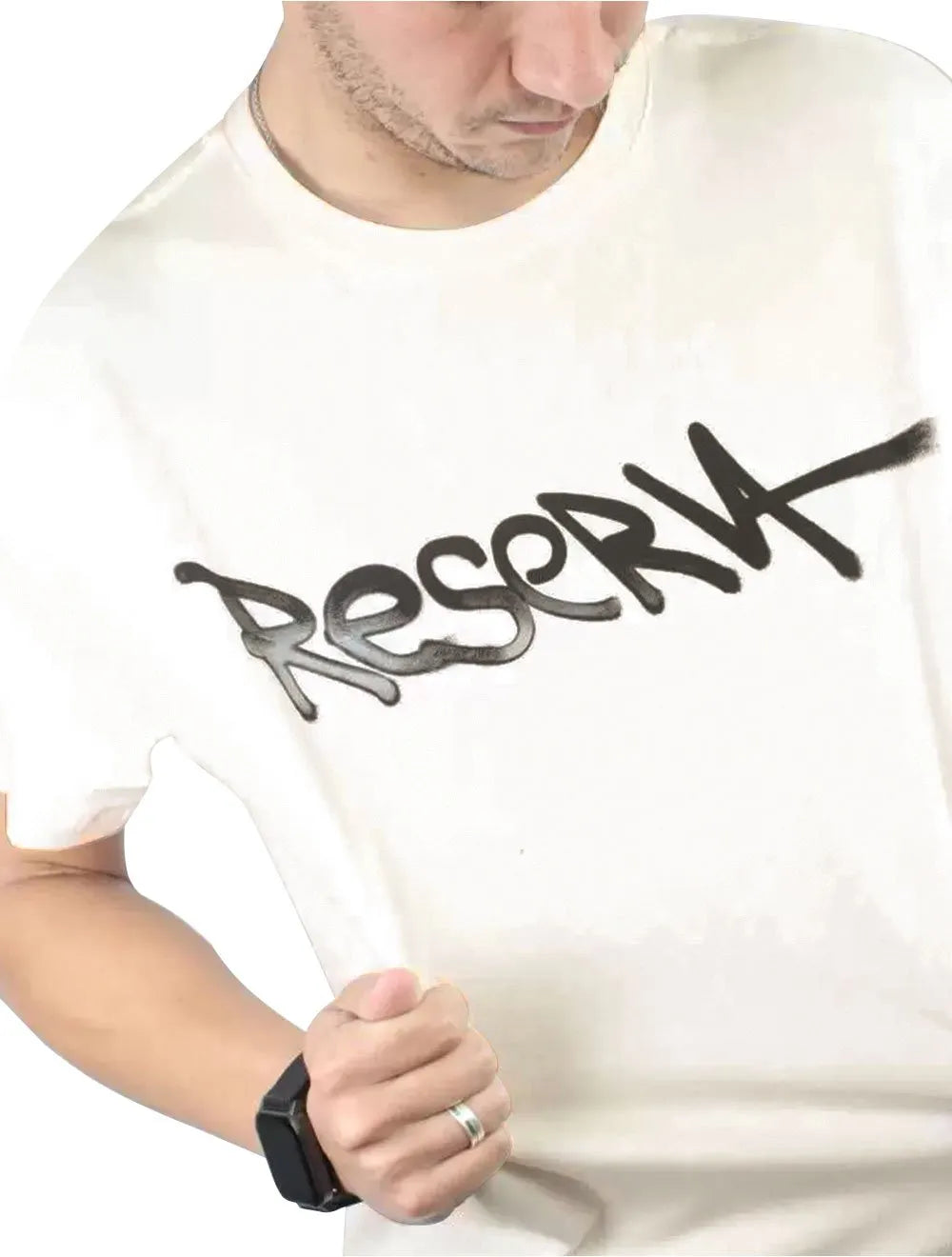 Camiseta Reserva Masculina Regular RSV Tag Off-White