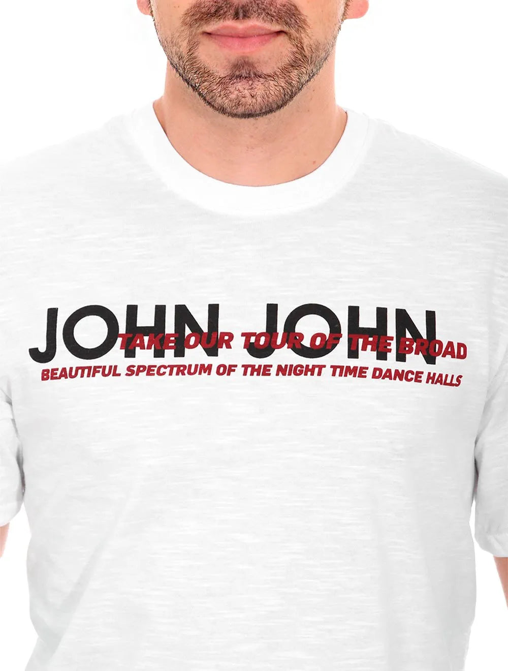 Camiseta John John Masculina Take Our Tour Branca