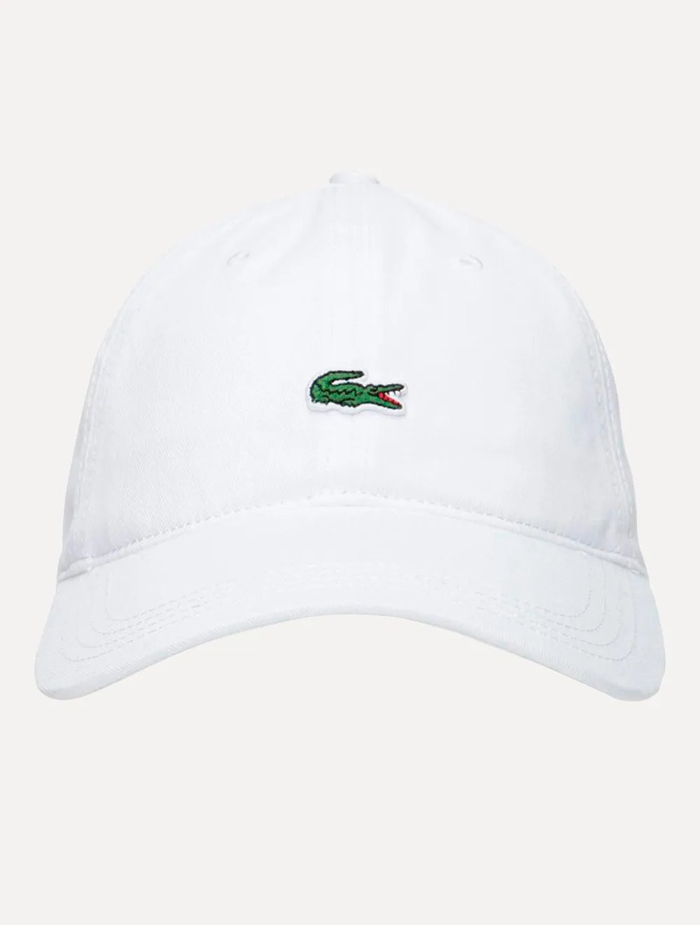 Boné Lacoste Casual Contrast Strep Logo Branco