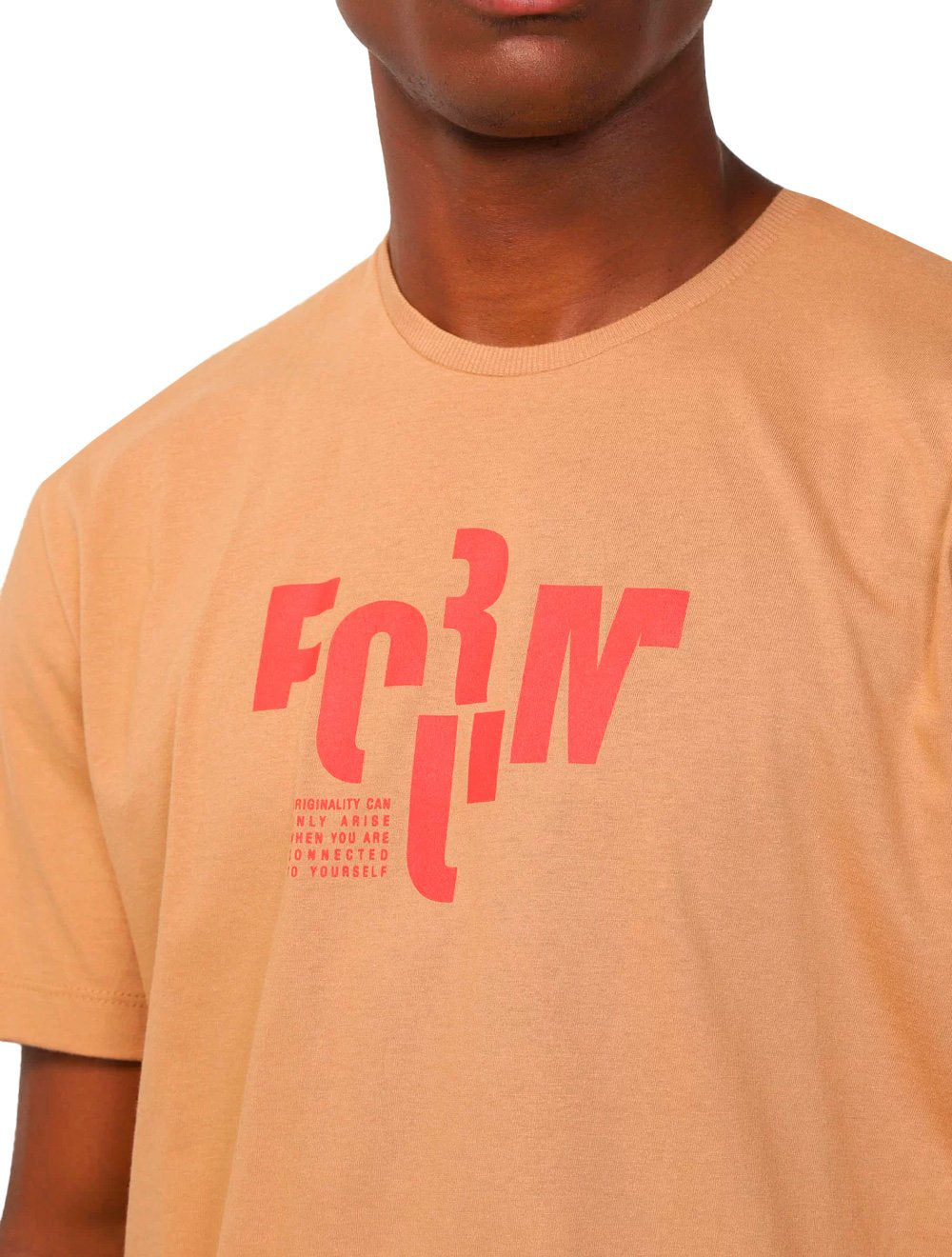 Camiseta Forum Masculina New Box Logo Originality Cáqui