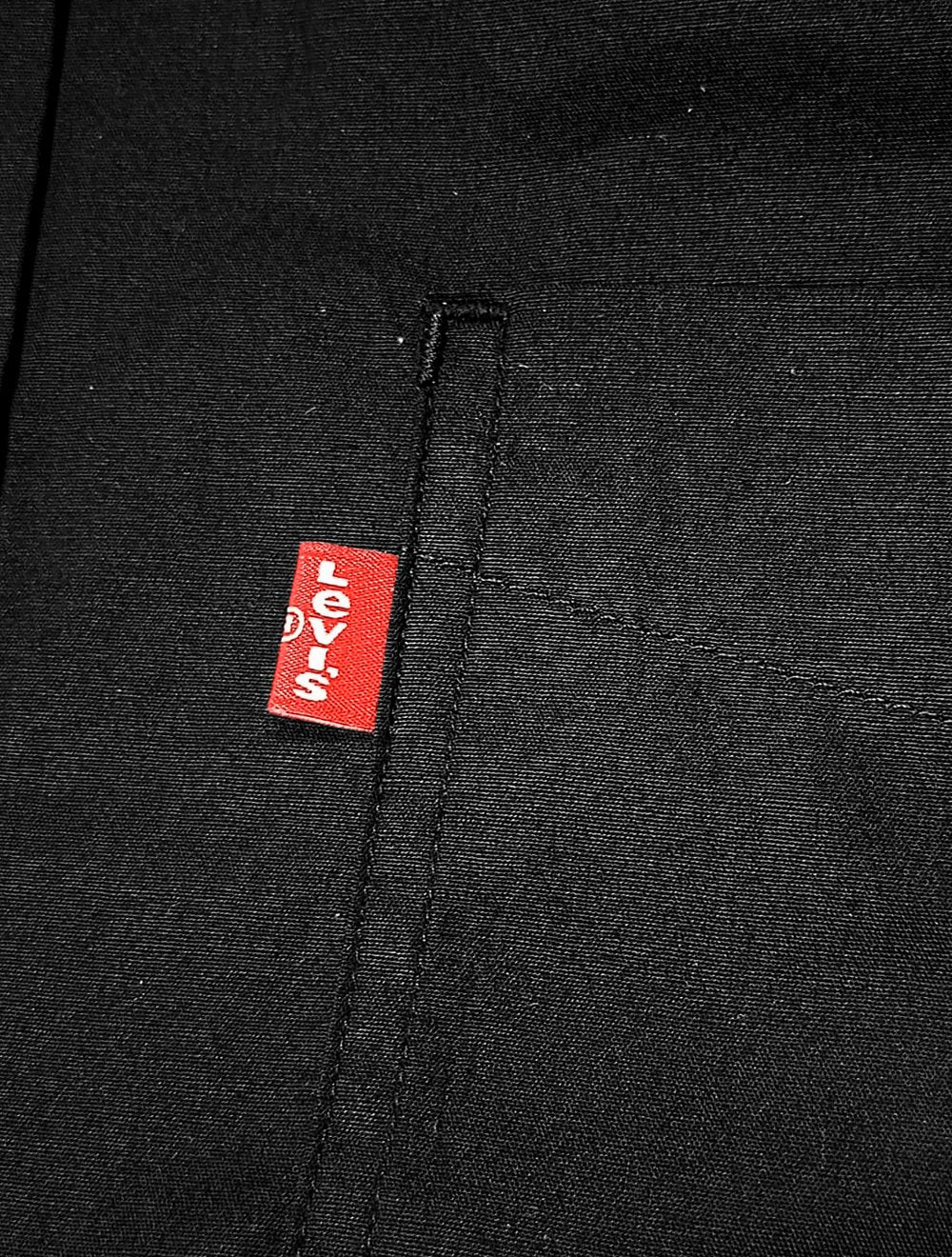 Camisa Levis Masculina Standard One Pocket Preta