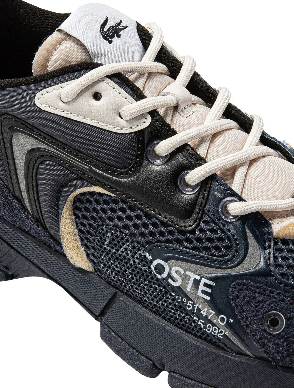 Tênis Lacoste Masculino L003 Neo Blk/Nvy Preto