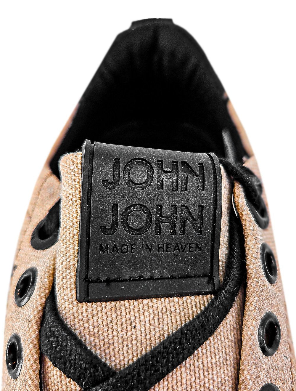 Tênis John John Masculino London Canvas Cru Off-White Mescla