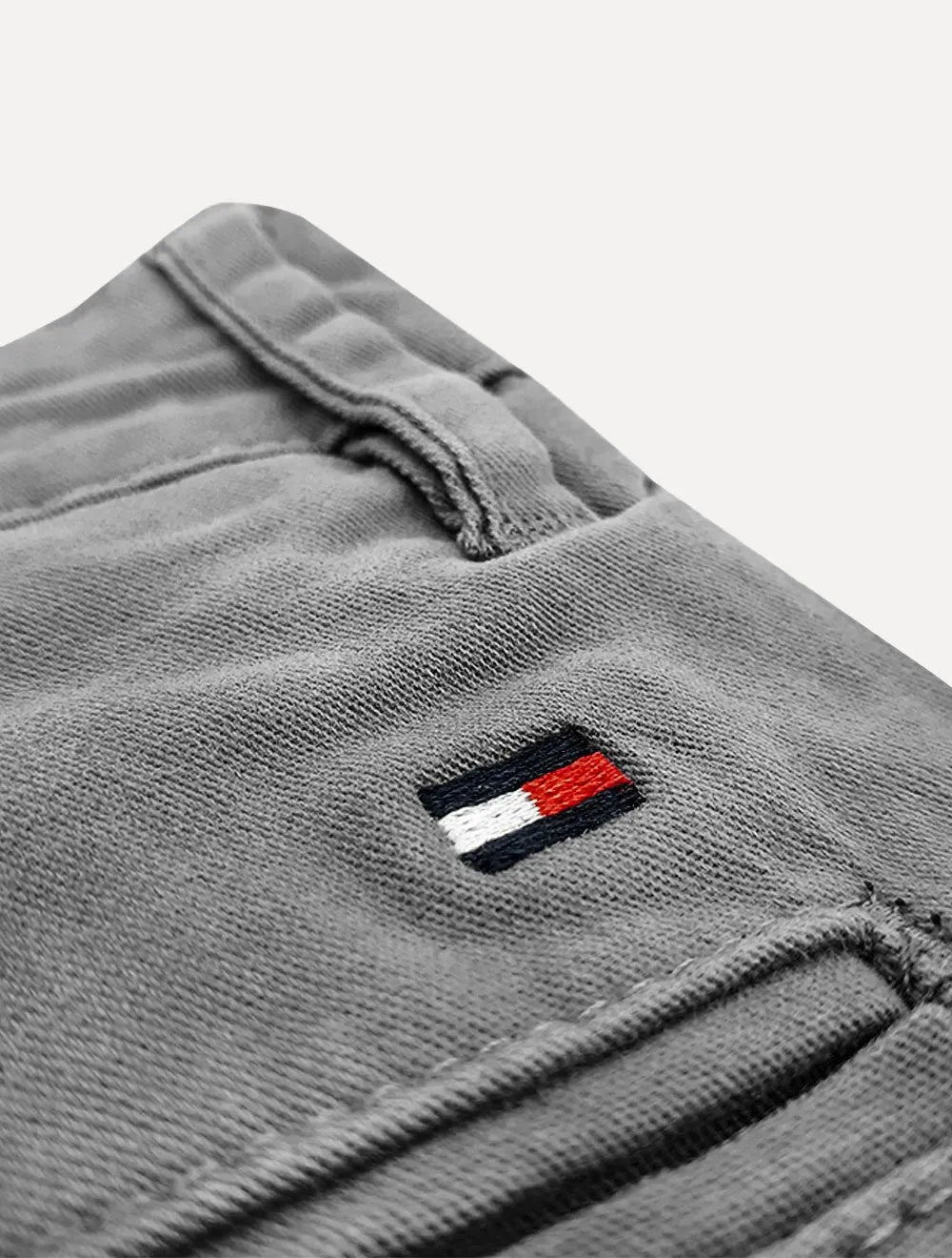 Calça Tommy Hilfiger Masculina de Sarja Brooklyn Cinza