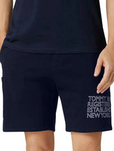 Bermuda Tommy Hilfiger Moletom Graphic Cargo Azul Marinho