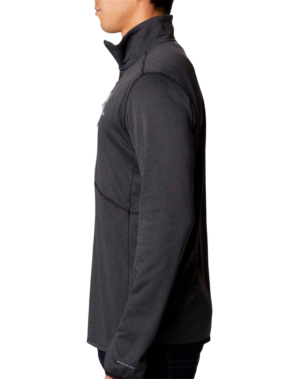 Jaqueta Columbia Masculina Fleece Park View Half Zip Grafite