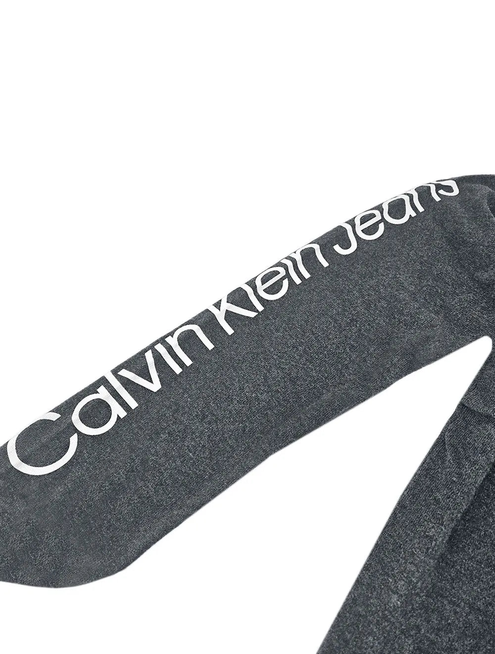 Suéter Calvin Klein Jeans Tricot Arm Logo Chumbo