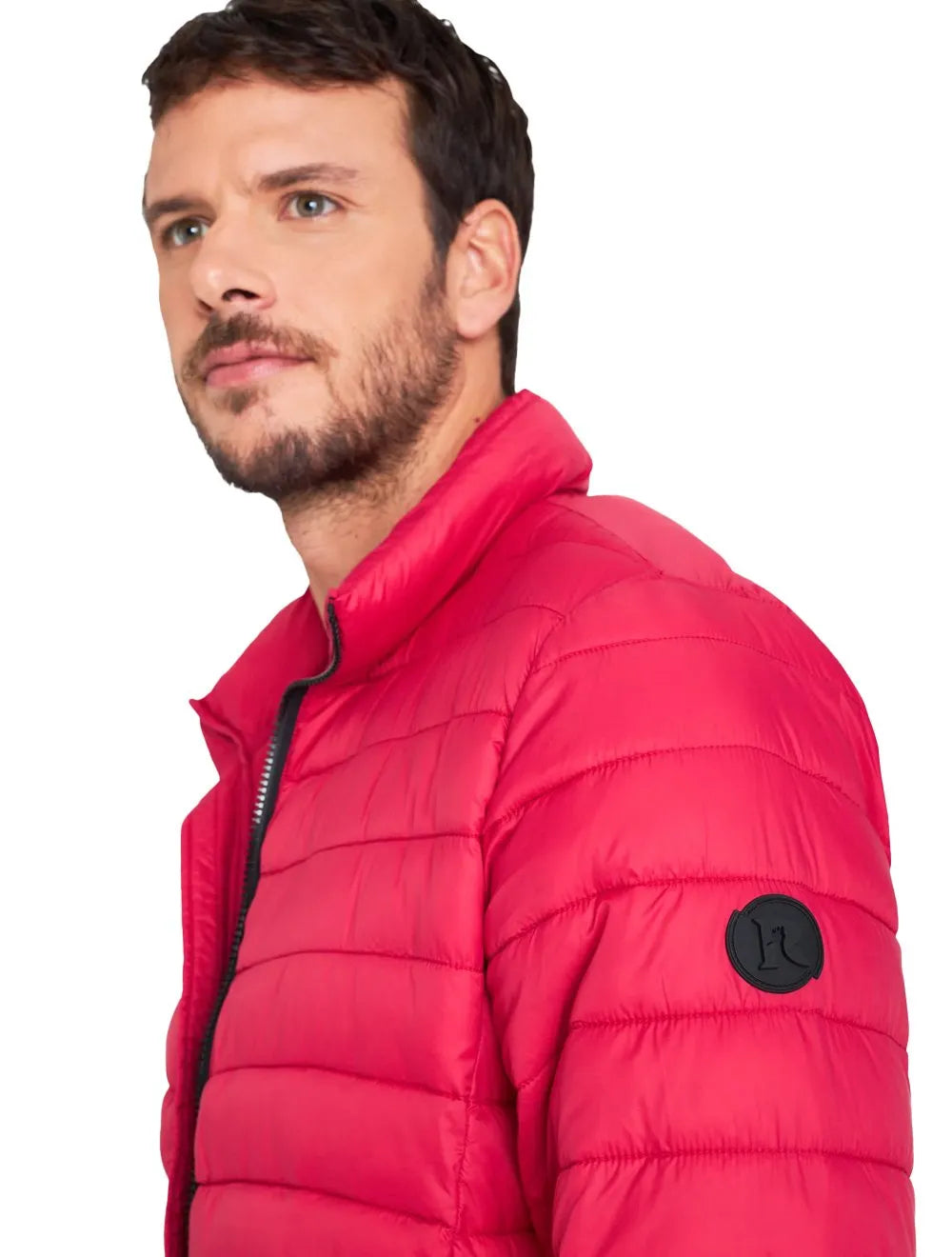 Jaqueta Reserva Masculina Nylon Puffer Downtown Tag Vermelha