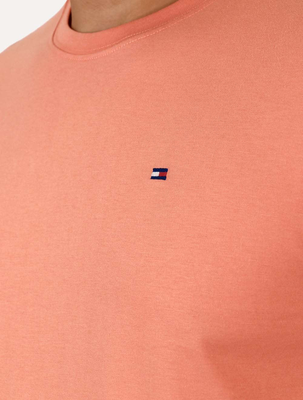 Camiseta Tommy Hilfiger Masculina Essential Cotton Salmão