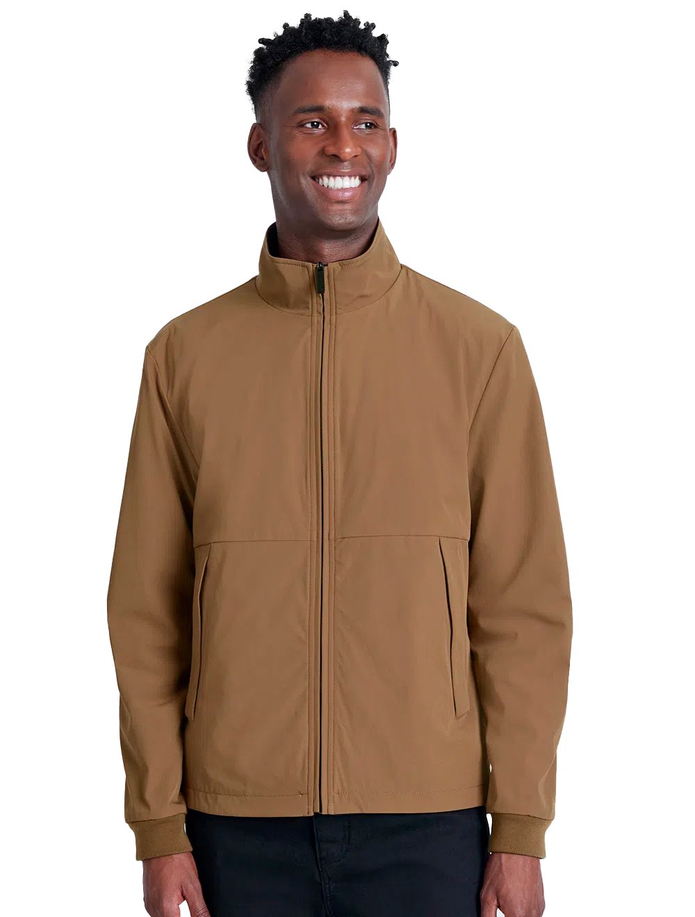 Jaqueta Aramis Masculina Nylon Dupla Face Brown Liquid Repeller Preta