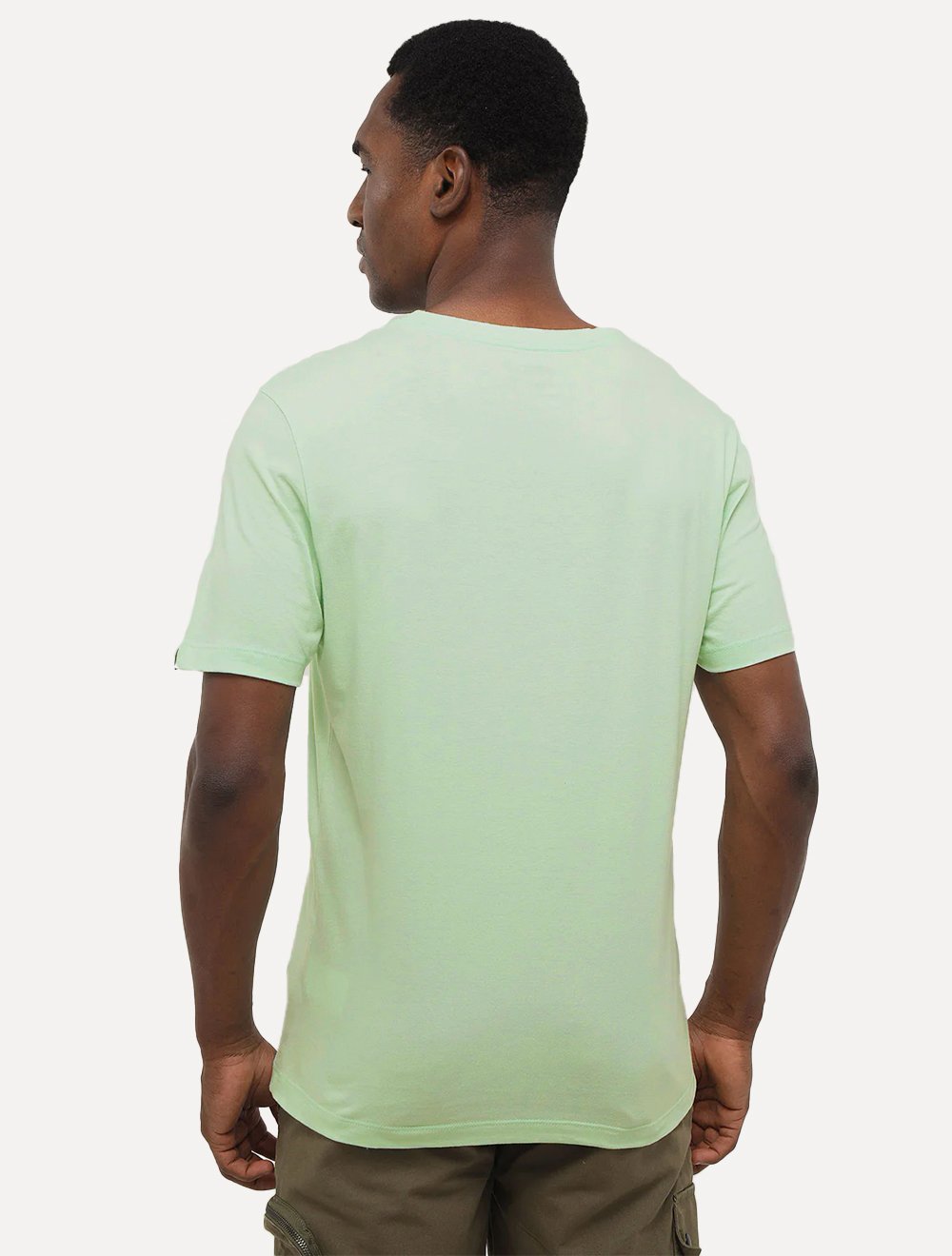 Camiseta New Era Masculina Essentials Tri Verde Claro