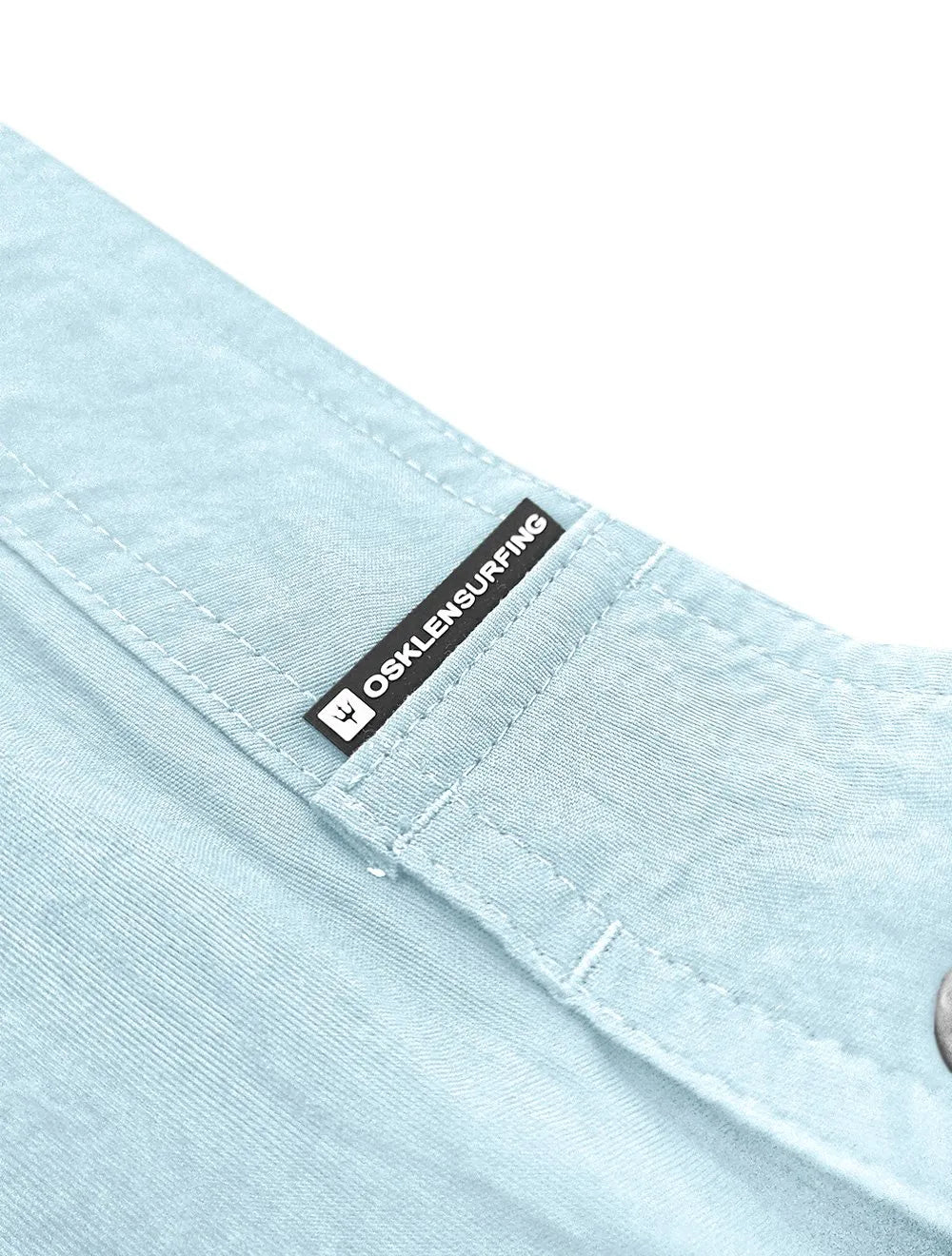 Bermuda Osklen Masculina Beachwear Logo Old Srfng Azul Claro