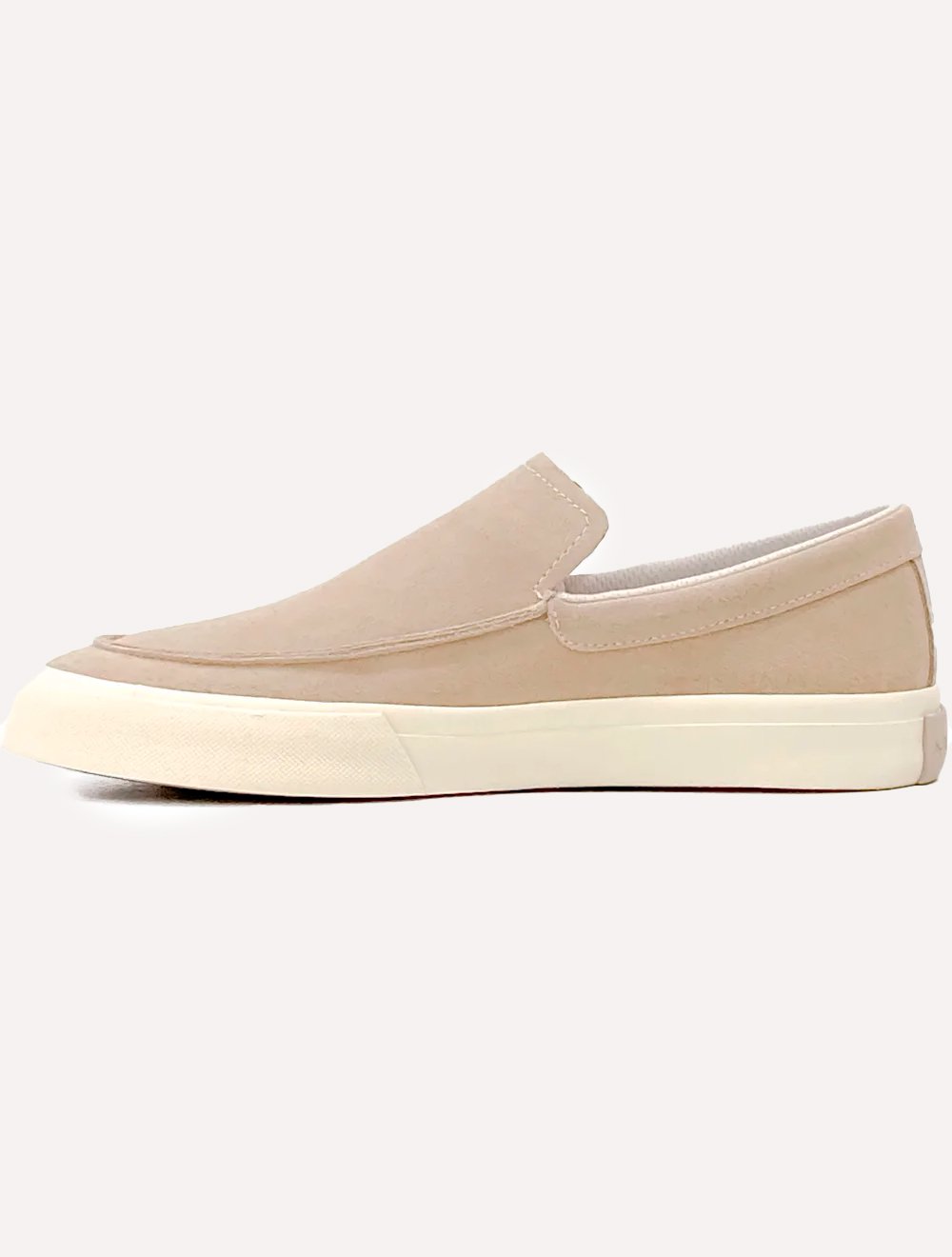 Tênis Aramis Masculino Slip On Easy Drive Suede Off-White