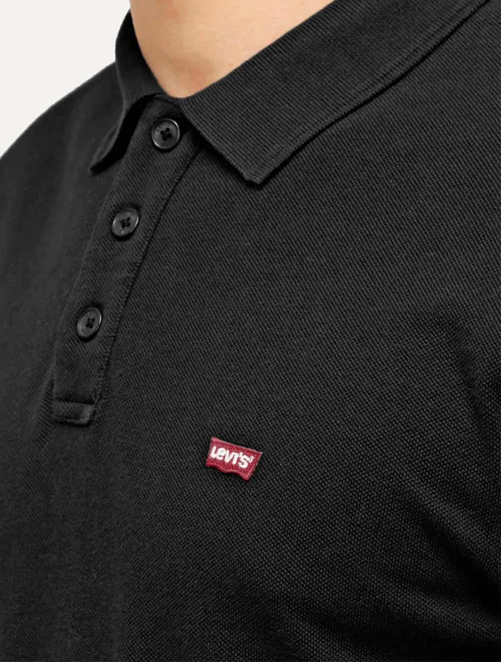Polo Levis Masculina Housemark Preta