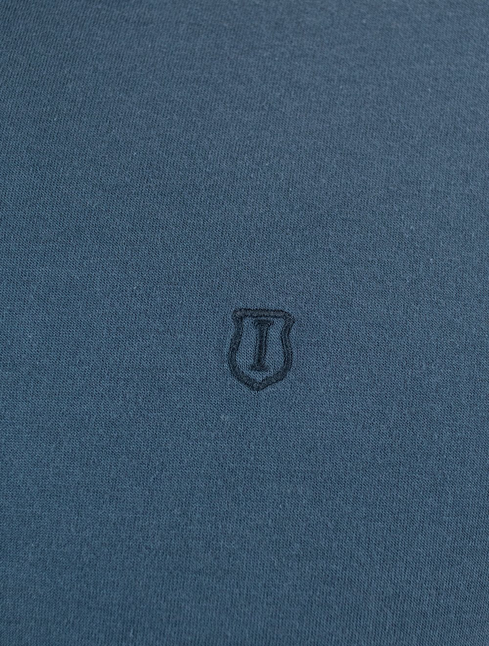 Camiseta Individual Comfort Pima Soft Touch Logo Azul Escuro