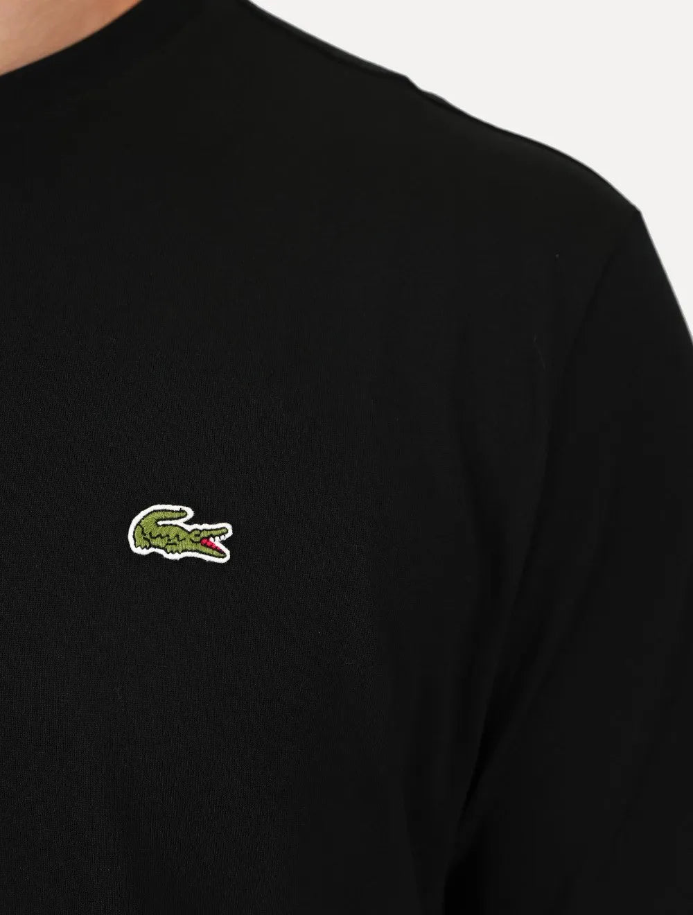 Camiseta Lacoste Masculina Sport Ultra-Dry V-Neck Preta