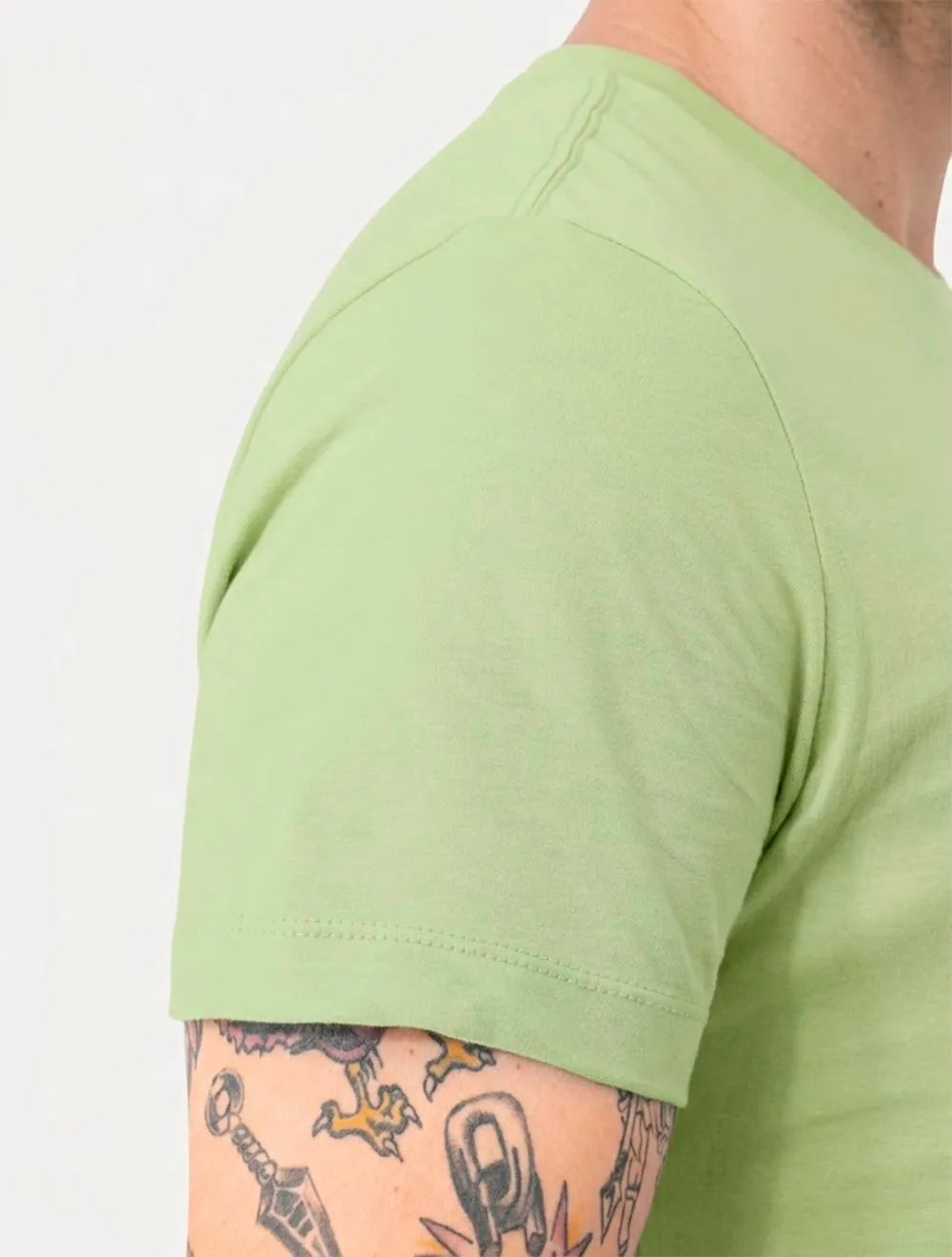 Camiseta Individual Masculina Comfort Pima Soft Touch Azul Claro