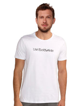 Camiseta Ellus Masculina Cotton Fine Use Everywhere Foil Branca