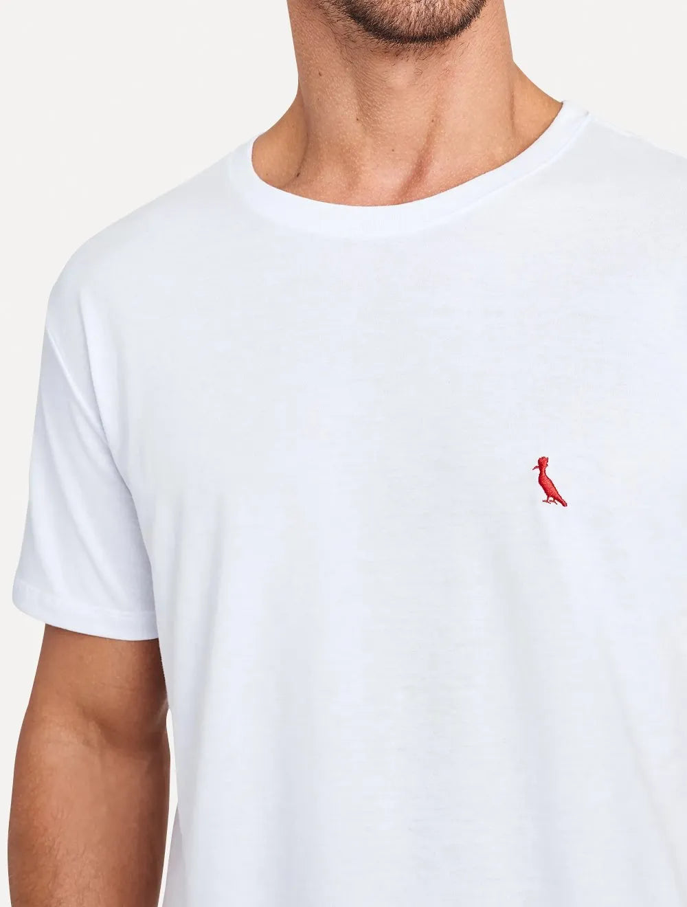 Camiseta Reserva Masculina Basic Red Woodpecker Branca