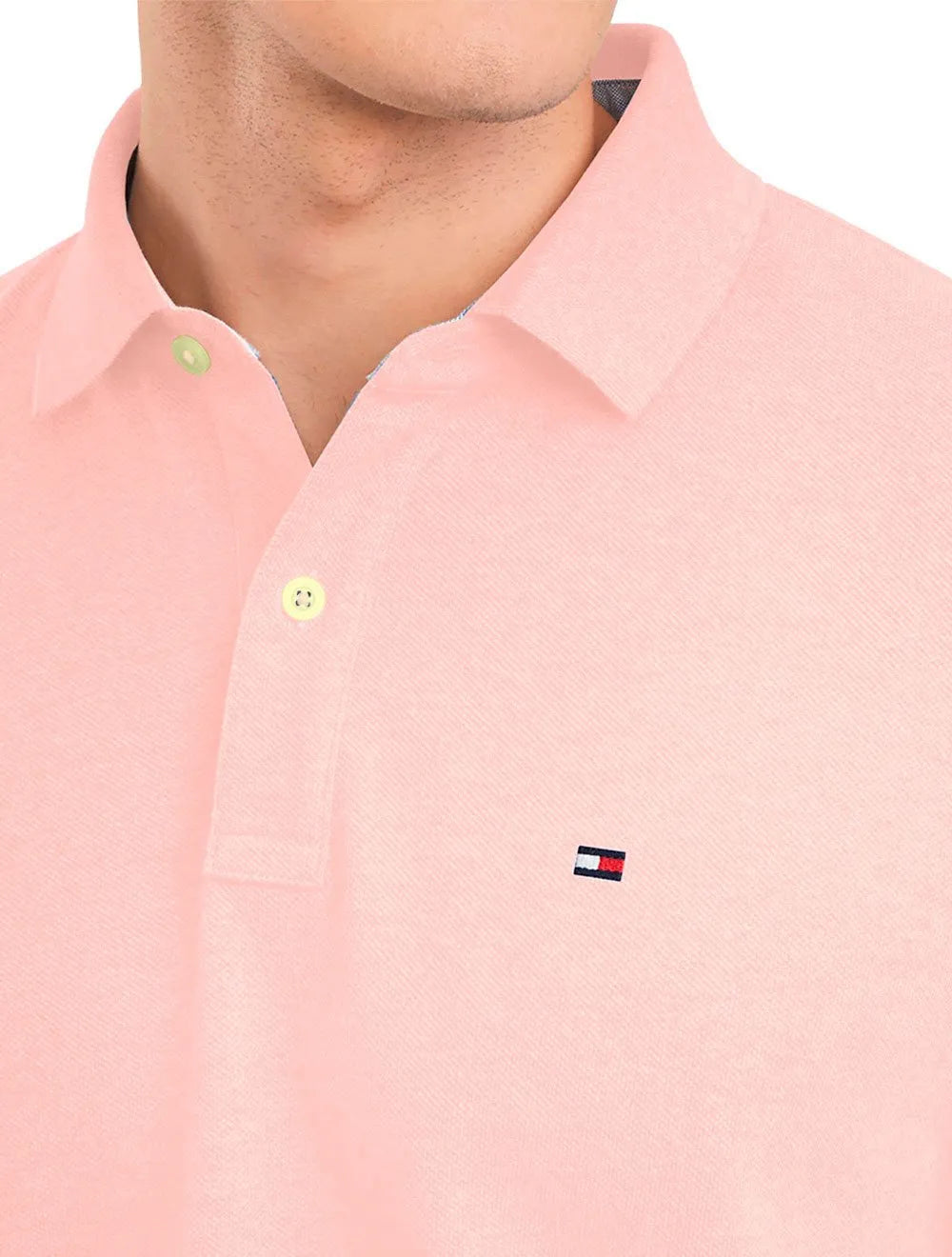 Polo Tommy Hilfiger Masculina Coupe Sur Ivy Tea Rose