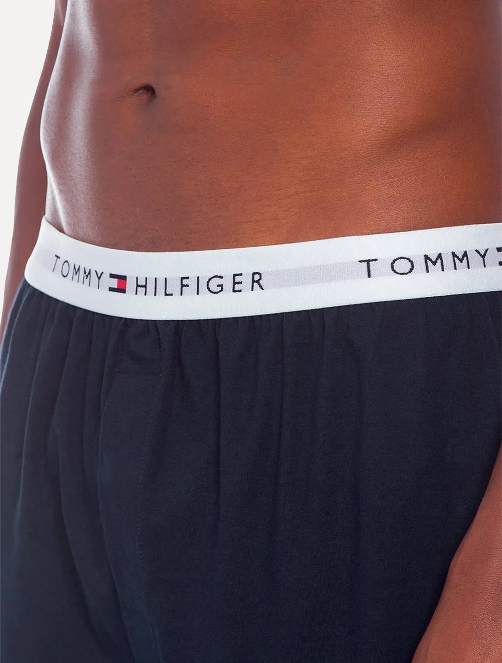 Cueca Tommy Hilfiger Samba Canção Knit Athletic Azul Marinho