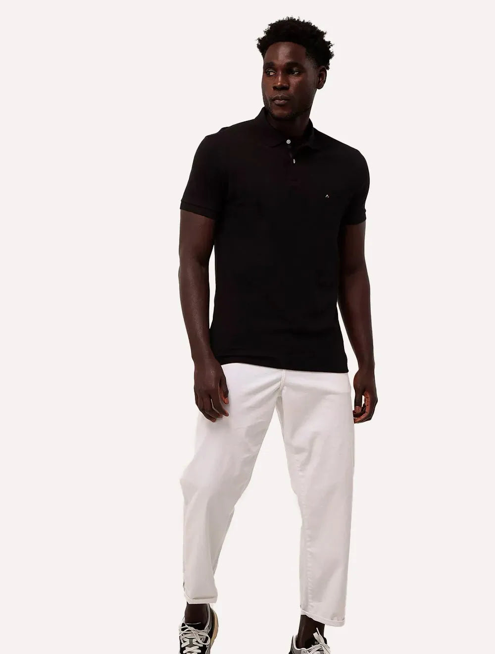 Polo Aramis Masculina Piquet Inner Detail Preta