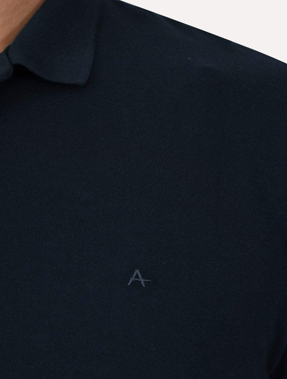 Polo Aramis Masculina Piquet Basic Mono Azul Petróleo