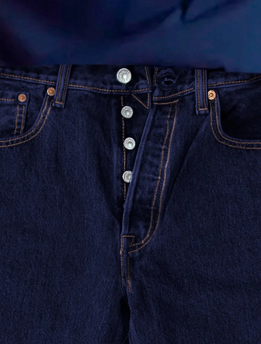 Calça Jeans Levis Masculina 501 Original Azul Escura