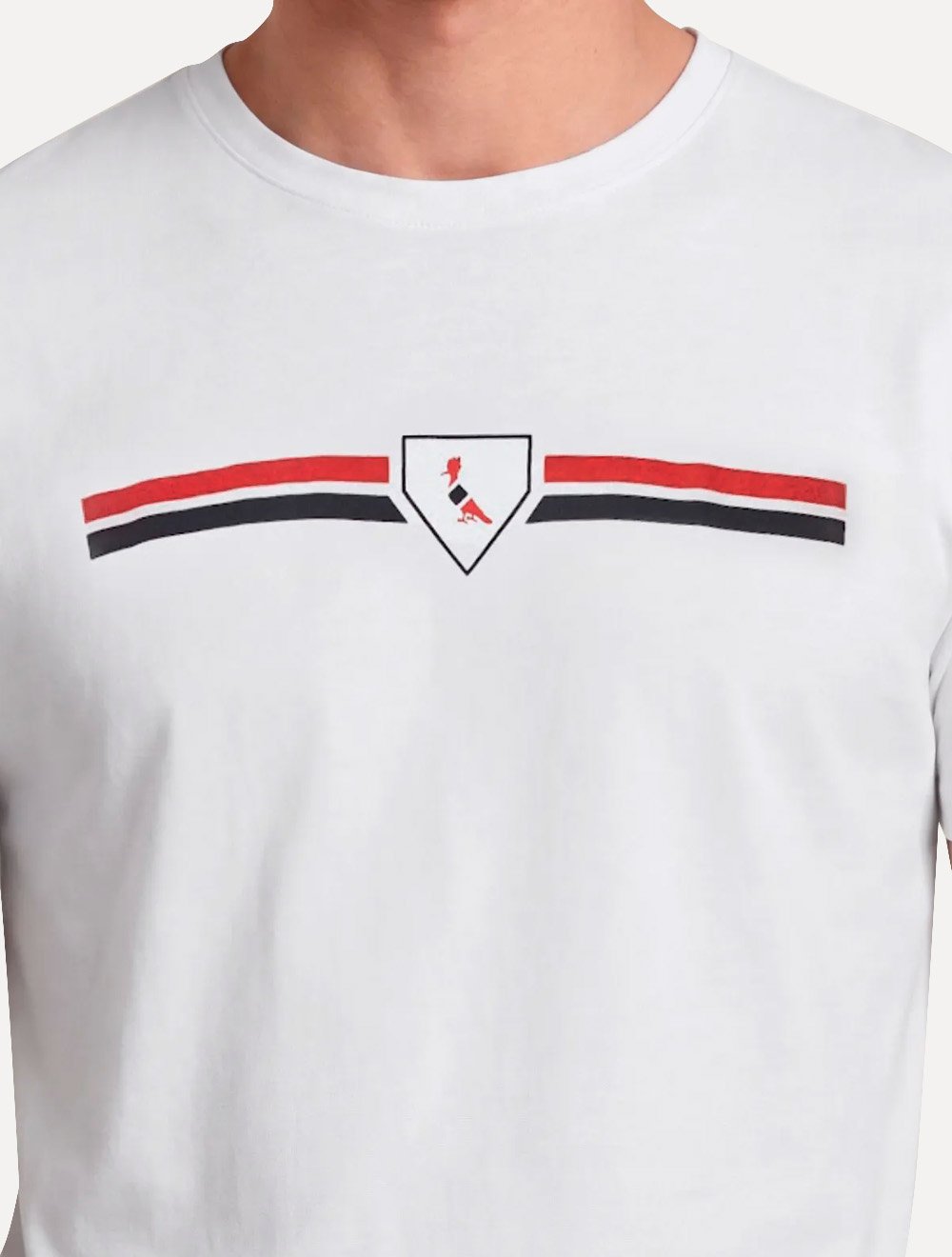 Camiseta Reserva Masculina Bust Shield SPFC Branca