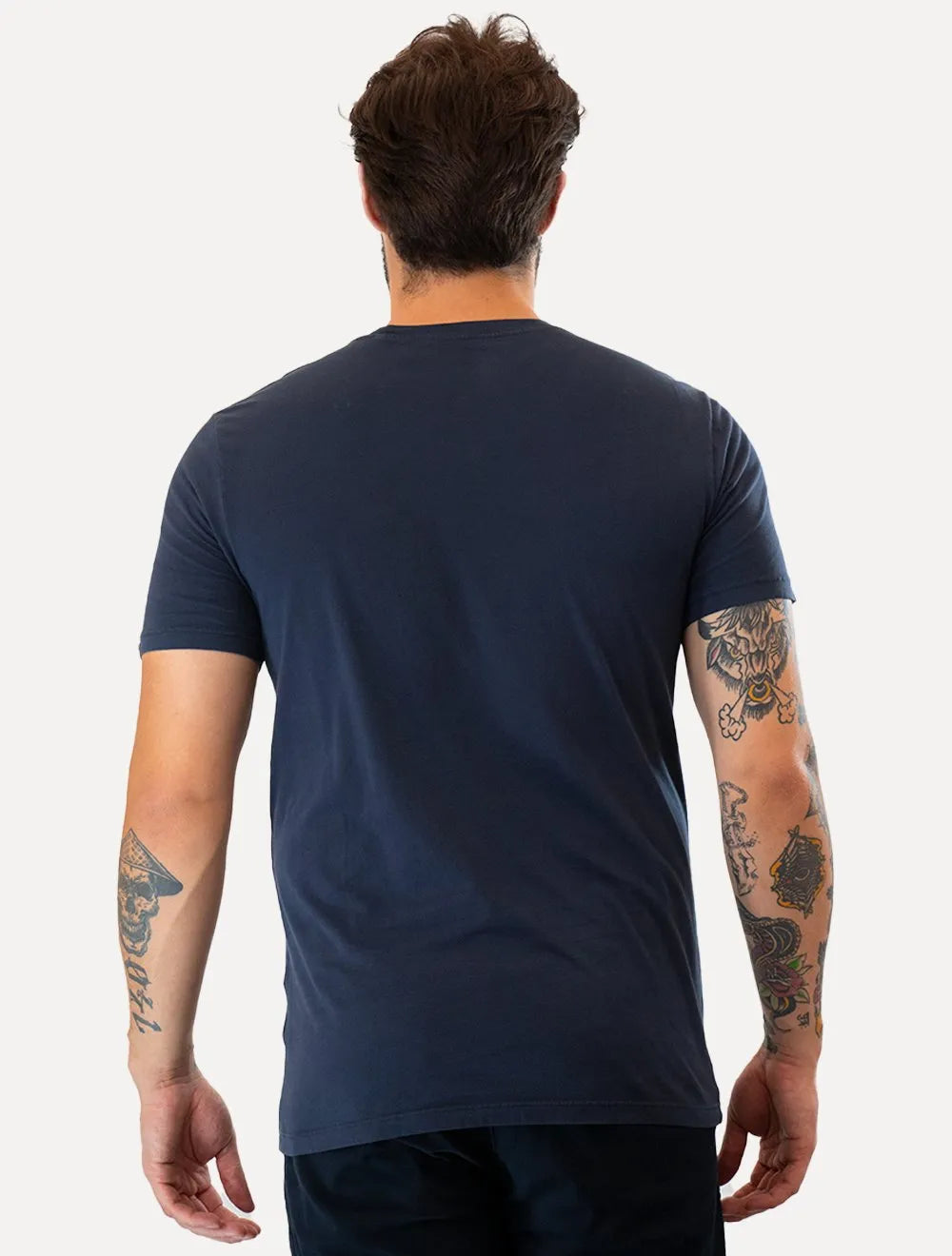 Camiseta Original Penguin Masculina Big Navy Mascot Logo Azul Marinho