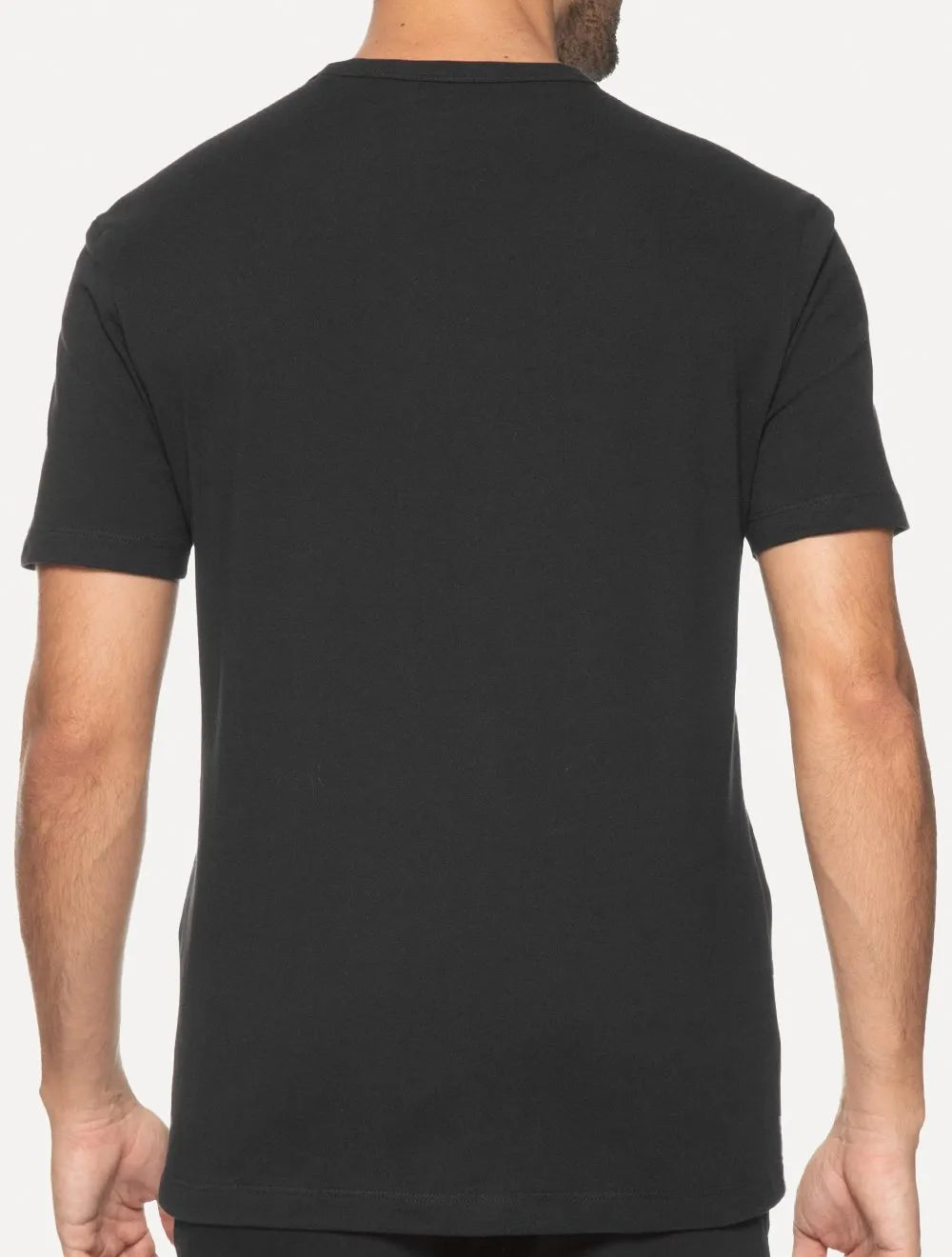 Camiseta Calvin Klein Masculina Piquet Sustainable Cotton Preta