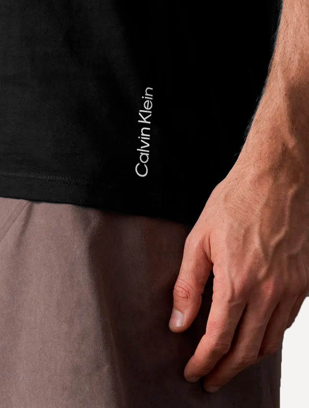 Regata Calvin Klein Swimwear Masculina Classic Preta