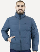 Jaqueta Levis Masculina Puffer Packable Quilted Azul Escuro