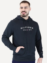Moletom Tommy Hilfiger Masculino Fathers Day Hoodie Azul Marinho