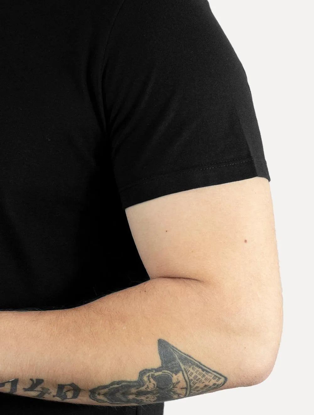 Camiseta Ellus Masculina Cotton Fine Duocolor Classic Preta