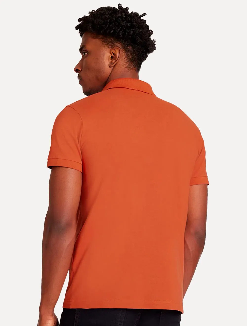 Polo Aramis Masculina Basic Piquet Terracota