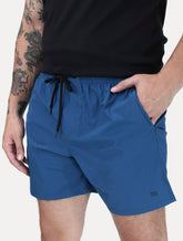 Short King & Joe Masculina Nylon Flex Ripstop Azul