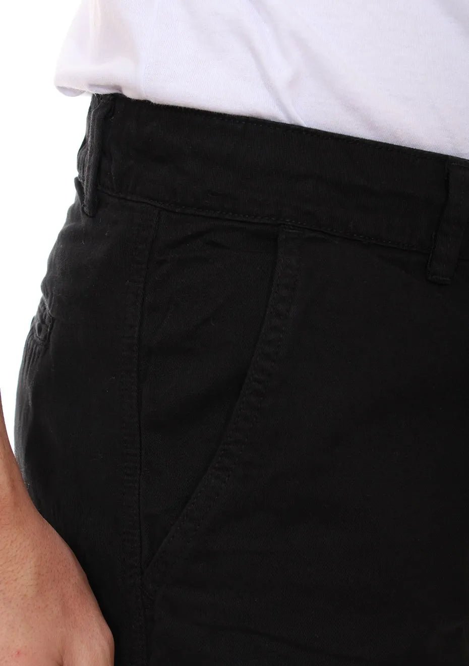 Bermuda Replay Masculina Chino Perene Preta